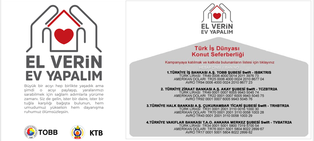 DEPREM SONRASI İŞ DÜNYASI İSTİŞARE TOPLANTISI [6.04.2023]